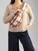 Heuptasje Hindbag Roze tartan TA-vue-porte