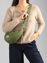 Cross Body Tas Andrea Katoen Hindbag Groen best seller ANDREA-vue-porte