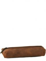 Trousse Cuir Ruitertassen Marron classic college 00000006