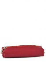 Pennenzak Leder Ruitertassen Rood classic college 00000006