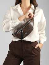 Sac Banane Cuir Pinko Marron love bag icon 6724A3E5-vue-porte