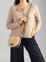Sac Bandouli�re Alice Laurent david Beige ld bags 113-vue-porte
