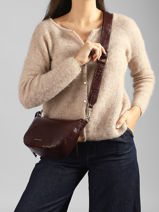 Crossbody Tas Lauren Met Croco Textuur Laurent david Rood ld bags 709-vue-porte