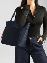 Sac Shopping Cumulus Teddy Aube Bleu cumulus teddy 101CT03-vue-porte