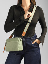 Sac Bandouli�re Cumulus Teddy Aube Vert cumulus teddy 101CT01-vue-porte