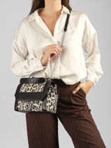 Sac Bandouli�re Ninon Lancel Noir ninon A14235-vue-porte
