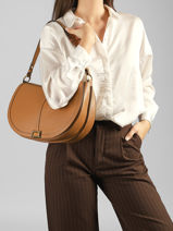 Sac Port� �paule Celeste Cuir Lancel Marron celeste A14230-vue-porte