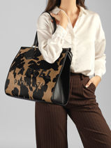 Sac Port� �paule Jour Cuir Lancel Noir jour A14249-vue-porte