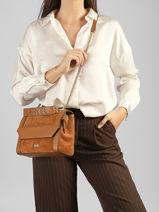 Sac Bandouli�re Ninon Lancel Marron ninon A14273-vue-porte