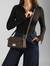 Cross Body Tas Daily City Lacoste Bruin daily city NF5491DZ-vue-porte