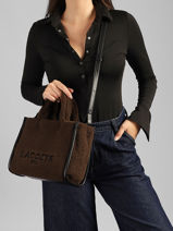 Handtas Heritage Lacoste Bruin heritage NF5116HX-vue-porte