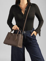 Handtassen Daily City Lacoste Bruin daily city NF4761DZ-vue-porte