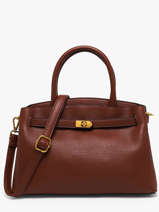 Sac Port� Main Azelie Ii Ted lapidus Marron azelie ii TLXF5652