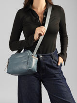 Sac Bandouli�re Cocoon Polyester Hedgren Bleu cocoon HCOCN02-vue-porte