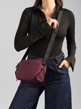 Sac Bandouli�re Kosho Polyester Recycl� Hedgren Rouge string HSTG01-vue-porte