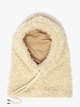 Cagoule Moumoute Celtiklava Le voyage en panier Blanc accessoires AHC028