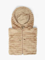 Cagoule Capeski Le voyage en panier Beige accessoires AHC008