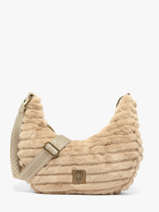 Sac Port� �paule Quadri Polyester Le voyage en panier Beige quadri AHP320