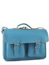 Boekentas Ruitertassen Blauw flash 0002233F