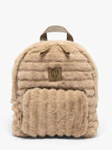 Sac � Dos Le voyage en panier Beige quadri AHP321