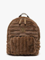 Rugzak Le voyage en panier Bruin quadri AHP321