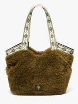 Schoudertas Winter Le voyage en panier Groen winter AHP326
