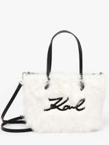 Schoudertas K Signature Karl lagerfeld Wit k signature B4W50019