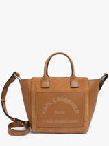 Handtassen K Daily Leder Karl lagerfeld Bruin k daily B3W30094