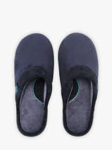 Chaussons Isotoner Bleu men 98032