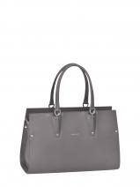 Longchamp Paris Premier Sac port main Gris