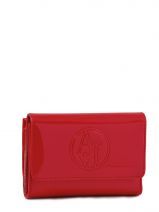 Porte-monnaie Armani jeans Rouge vernice lucida 5V12-RJ