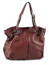 Sac Port� �paule Sauvage Petit prix cuir Rouge sauvage 8366