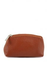 Porte-monnaie Cuir Milano Rouge caviar G008