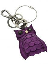 Porte-clefs Cuir Jamin puech Violet animal AH12087