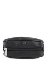 Portemonnee Leder Katana Zwart daisy 553095