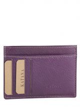 Porte-papiers Cuir Katana Violet basile 853001