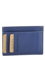 Porte-papiers Cuir Katana Bleu basile 853001