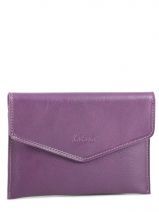 Porte-papiers Cuir Katana Violet basile 853104