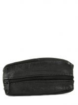 Portemonnee Leder Petit prix cuir Zwart basic 0085