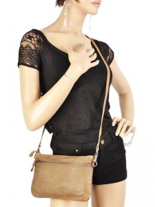Sac Bandoulire Vicky Cuir Nat et nin Vert vintage VICKY-vue-porte