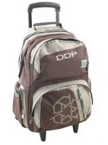 Sac  Dos  Roulettes Ddp Marron school boy 08-A1MSB3C