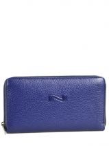 Portefeuille Leder Nathan baume Blauw nathan 1932 276N