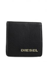 Portemonnee Leder Diesel Zwart jem wallet 729PS777