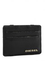Porte-cartes Cuir Diesel Noir jem wallet 668PS777