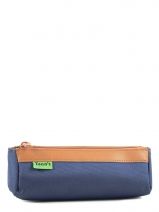 Trousse 1 Compartiment Tann's Bleu kid classic 13T1