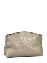 Trousse Cuir Milano Marron caviar G009