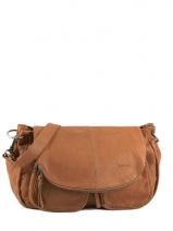 Sac Bandoulire Lola Cuir Nat et nin vintage LOLA