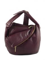 Besace Metropolis Cuir Lupo Violet metropolis 233-155