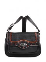 Sac Bandoulire San Diego Aspect Reptile Soco Noir san diego SSD1236