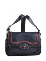 Sac Bandoulire San Diego Aspect Reptile Soco Bleu san diego SSD1236